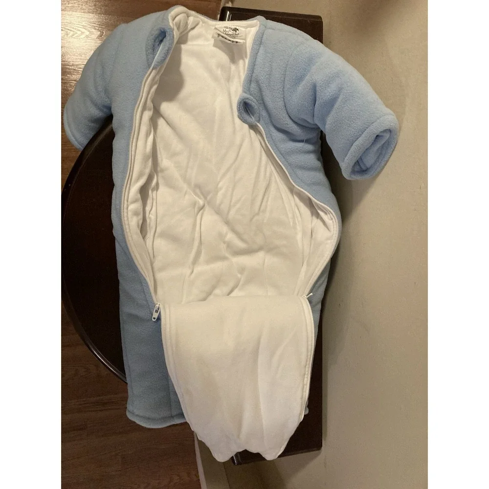 Baby Merlin's Sleepsack‎ Magic Sleepsuit Blue Size Small 3-6 Months 12-18 lbs